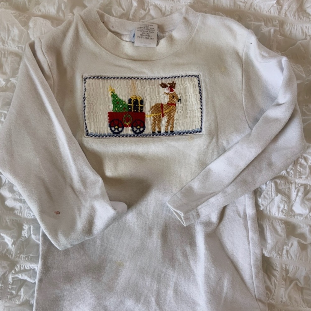 Smocked Christmas Shirt